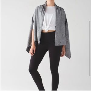 Lululemon Vinyasa Wrap Running Luon Spray Jacquard White Black/Black OS